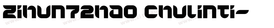 zihun72hao chulinti字体转换